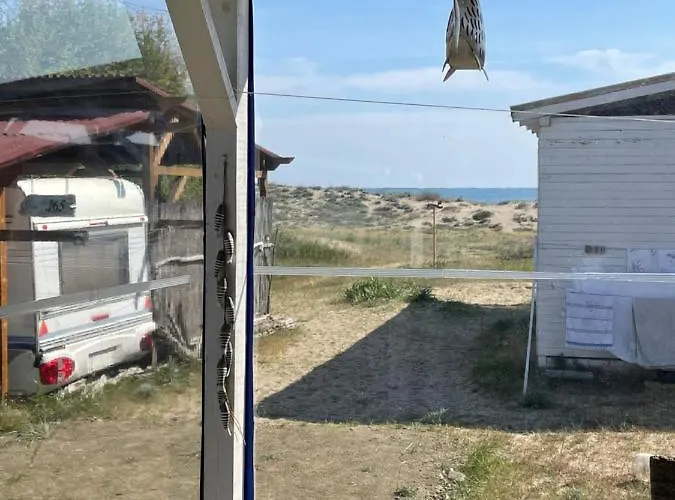 Sea Caravan On The Camping