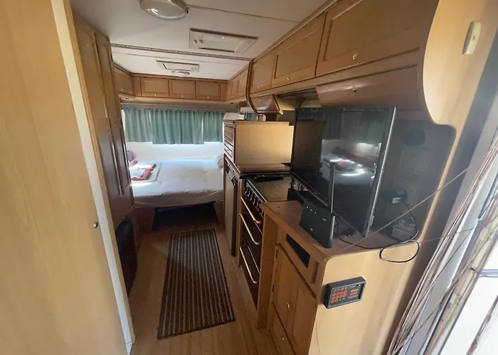 Sea Caravan On The Camping Kiten (Burgas)