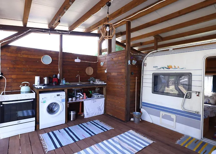 캠프장 Sea Caravan On The *