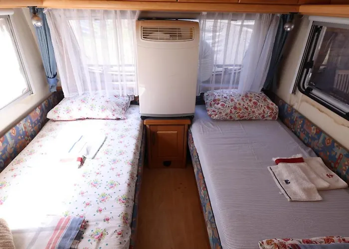 Sea Caravan On The Camping Kiten (Burgas)